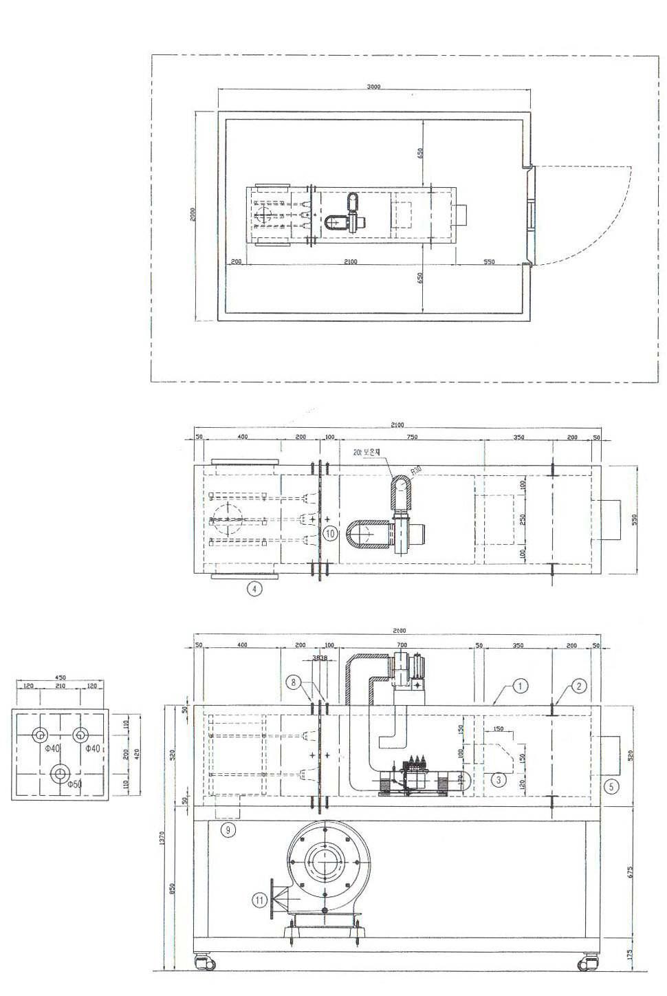 Schematic diagram of cord tester (Indoor unit)