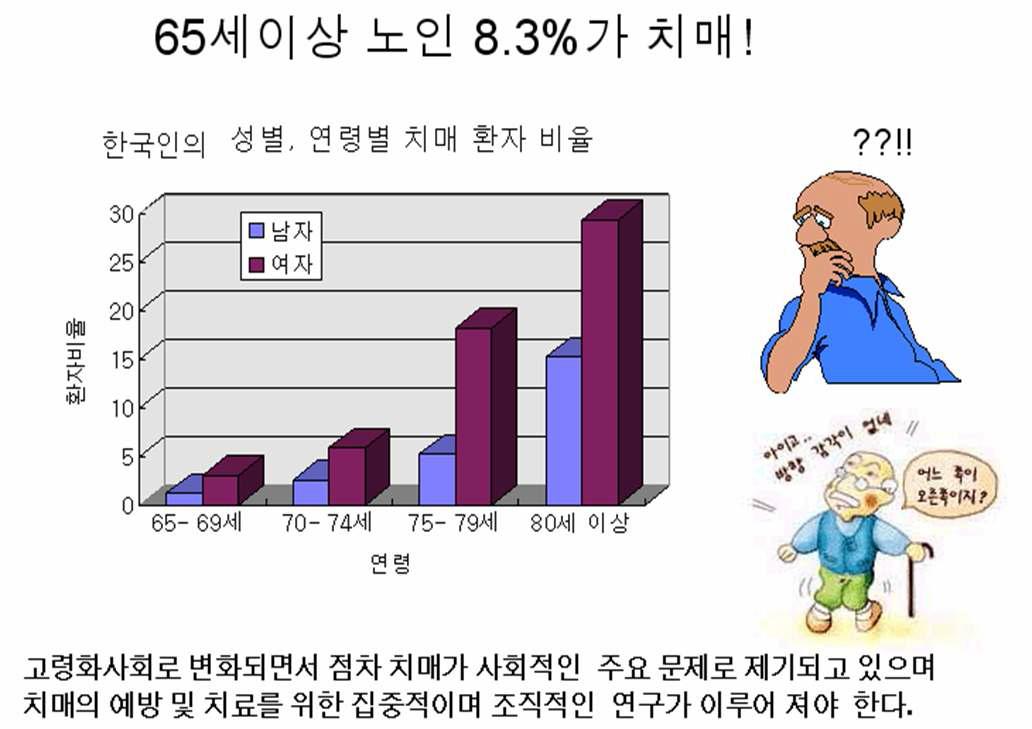 한국인 치매 발병 빈도