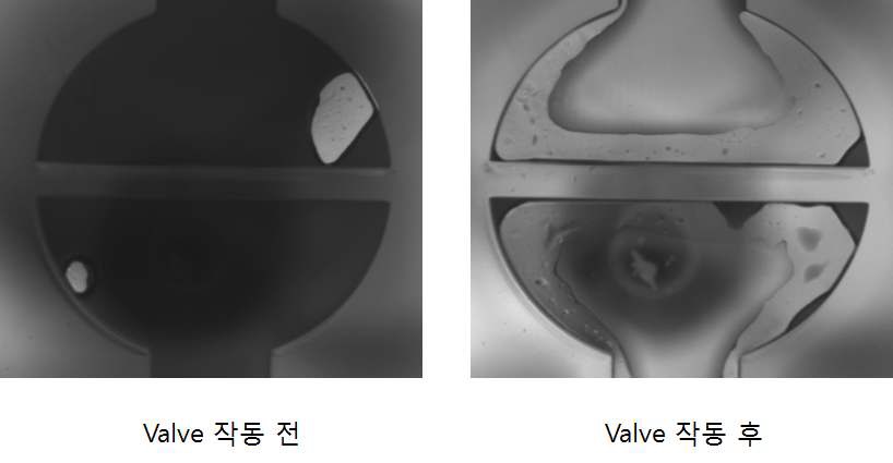 Fig. 88. 밸브 작동 결과 사진