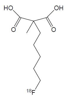 Fig. 117. 2-(5-fluoro-pentyl)-2-methyl-malonic acid (ML-10)의 화학구조