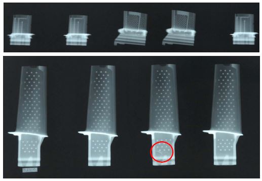 Fig. 3.2-28. NR images after inserting the shot-balls.