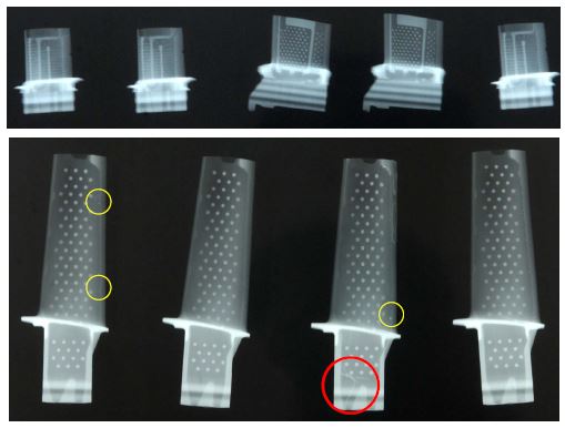 Fig. 3.2-30. NR images after complete cycle of processing.