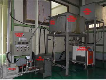 Manufactured demonstration-size HEPA filter leaching equipment