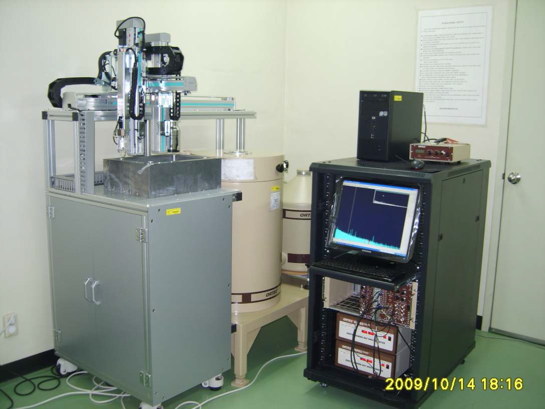 Figure 13. Improved Compton system with auto sample changer