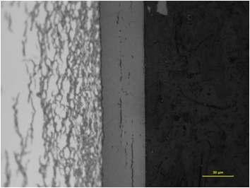 Outside oxide layer of S4 sample.