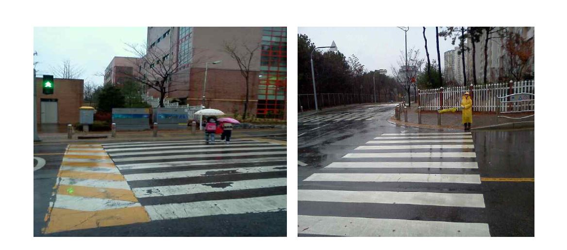 하늘초등학교 횡단보도 설치 현황