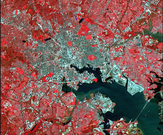 Baltimore urban sprawl