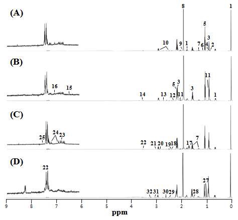 그림 11. 600 MHz 1H NMR 스펙트럼.