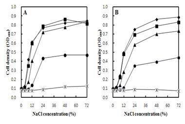 Fig. 4-16. The effect of cell growth on NaCl concentration.