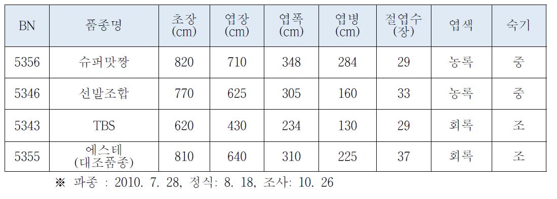 케일 F1 성능검정