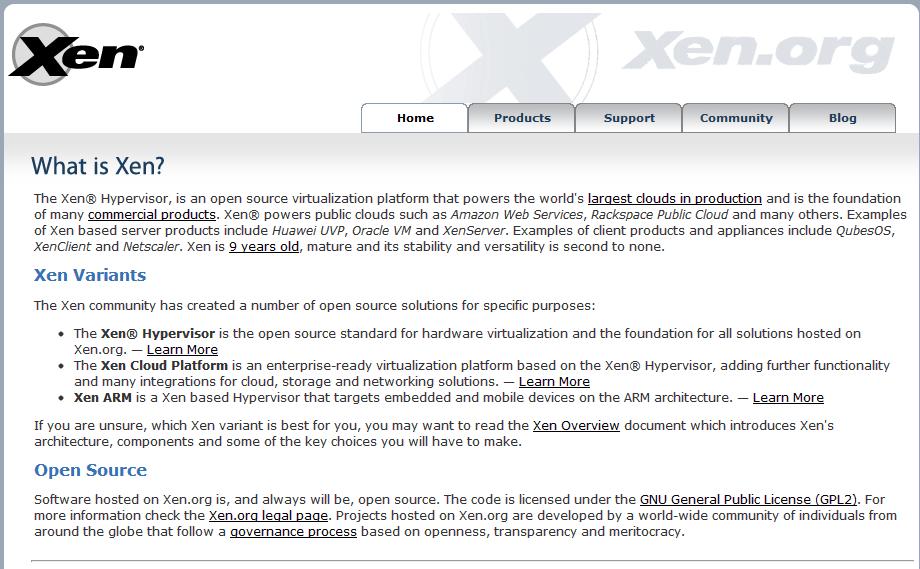 Xen Website