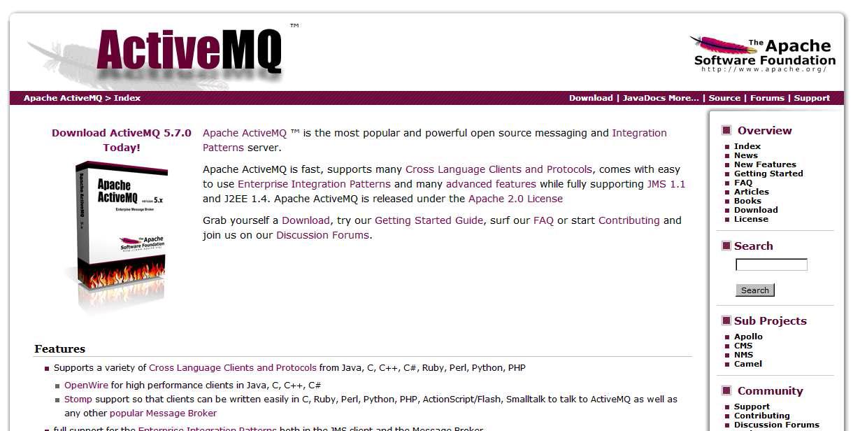 Active MQ Website