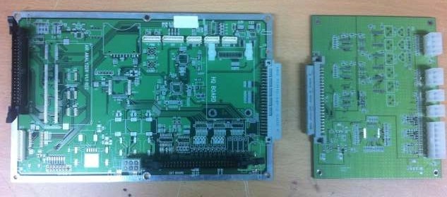 그림1-42. 1차 설계 완료후 샘플 PCB