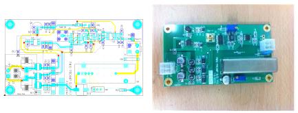 그림1-52. PCB 설계 및 개발된 Preamp PCB