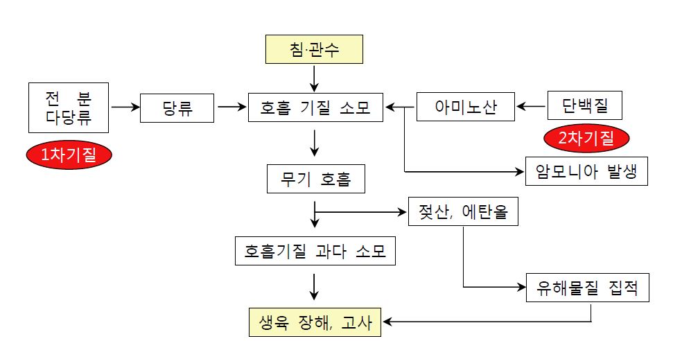 침·관수 피해의 영향도