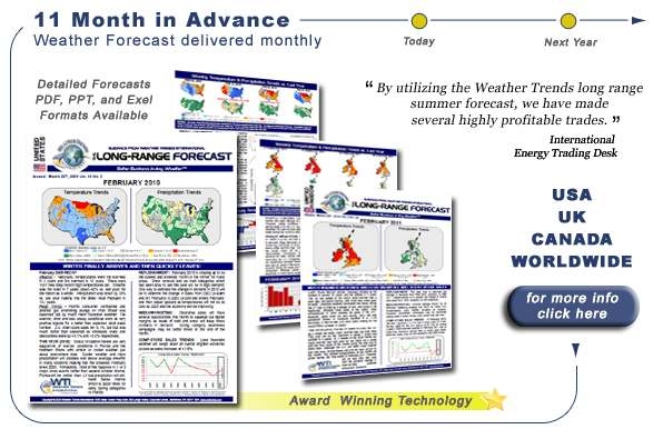 > Weather Trends International의 1년 장기 예보