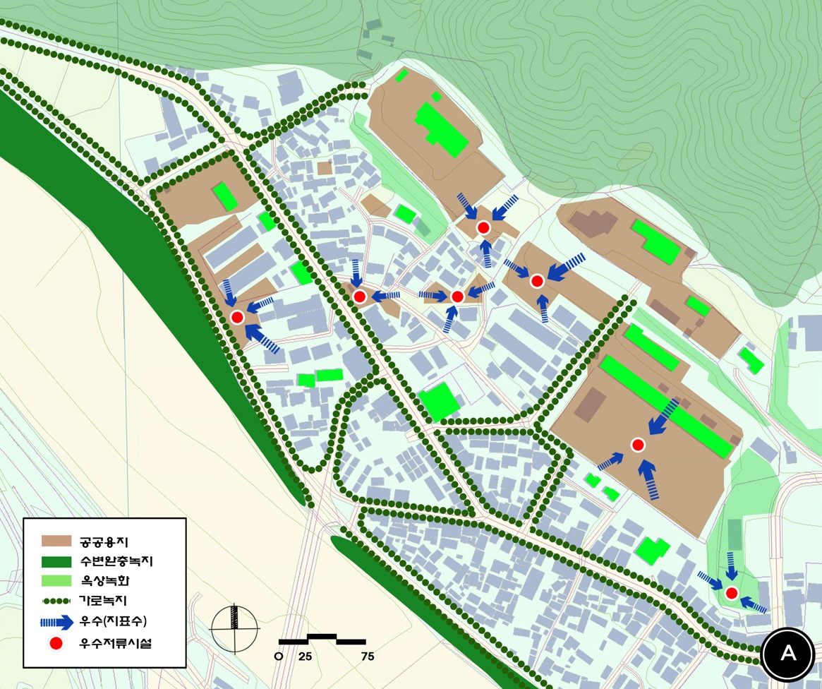 청송읍 지역 A구역 계획 및 설계
