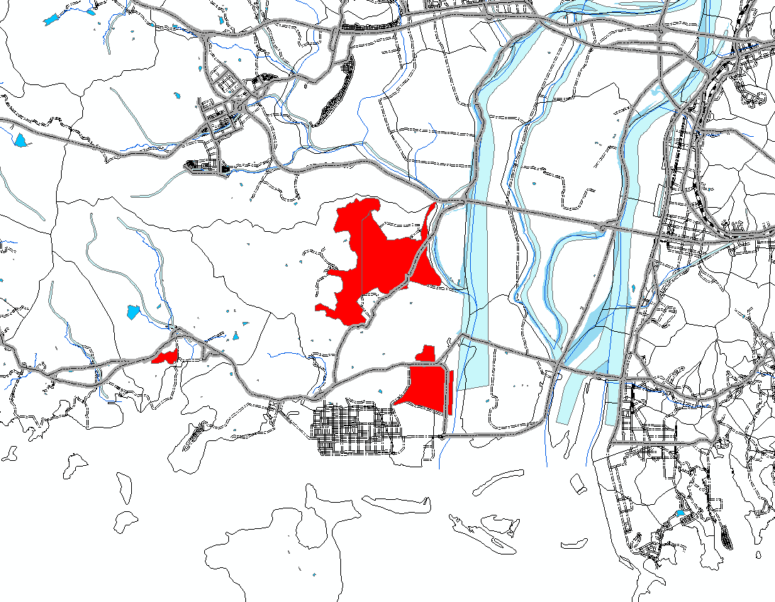 부산광역시 강서구 일대 산업단지에 대한 GIS 자료화 작업 결과