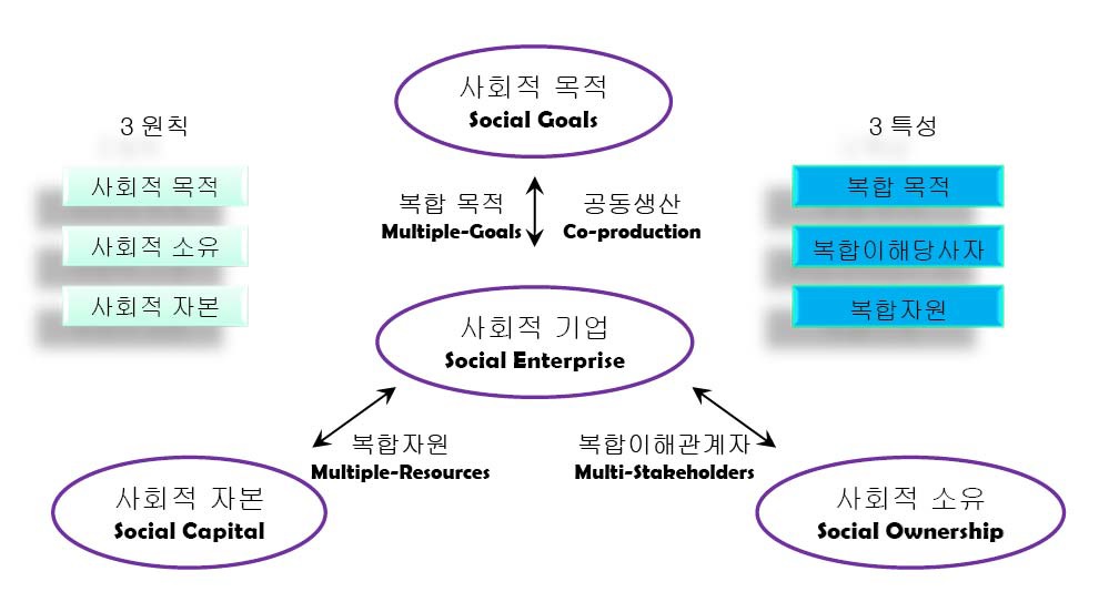 사회적기업의 운영 원리와 특성