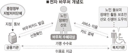 전자바우처 개념도