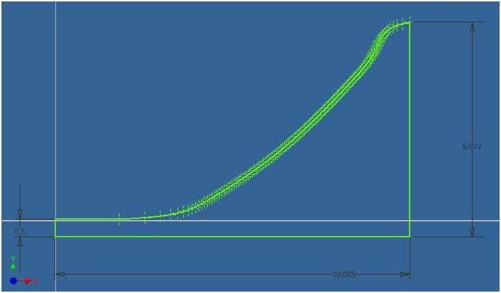 Ridge Blade CAD drawing