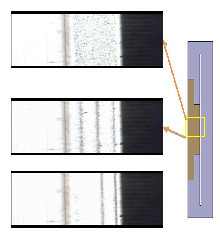 Particle translocation by the frequency sweep in a reduced channel of 1 mm width (Particle: 10 ㎛ polystyrene microsphere)