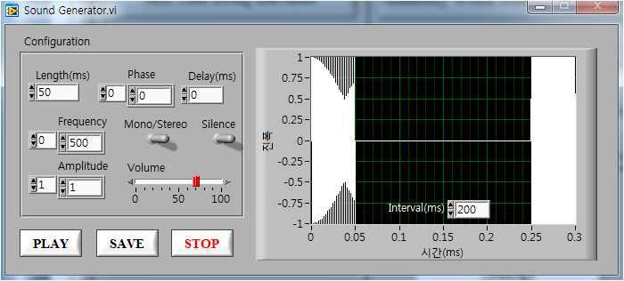 Sound Generator program.