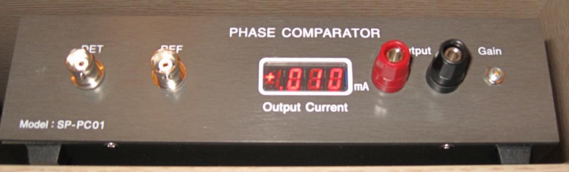 Photograph of phase comparator.