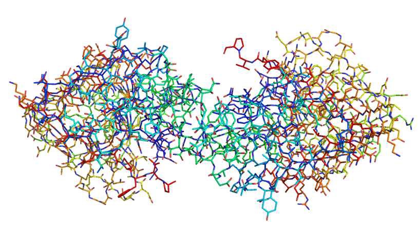 overall structure of Leucosporidium. sp ice binding protein