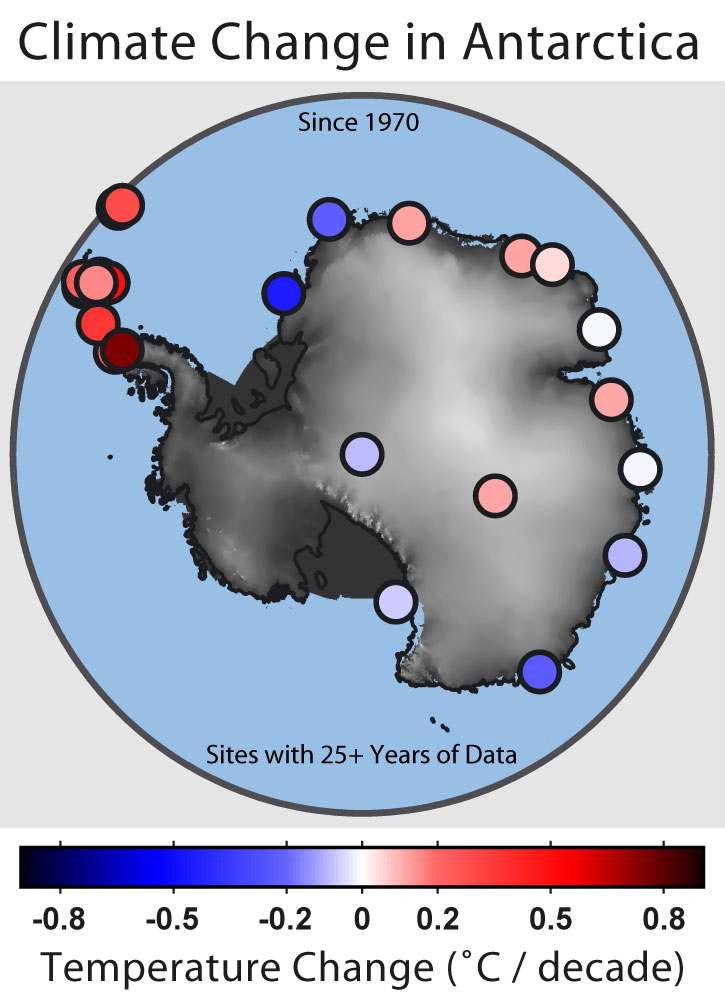 1970년대 이후 남극의 기온변화