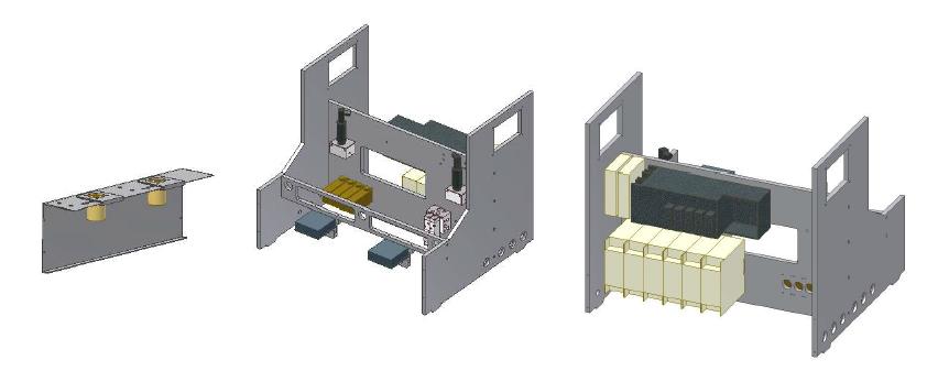 The inside view of 3D design for FDG dual module