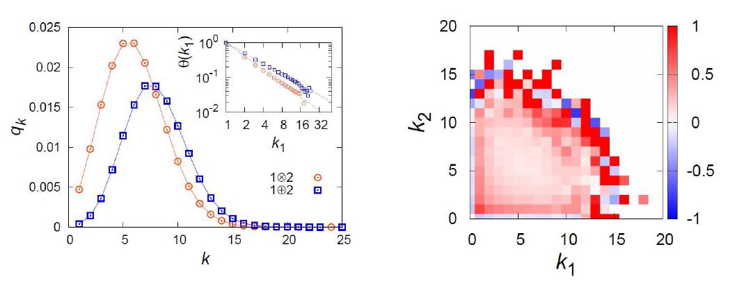 Multiplex sandpile dynamics의 성질.