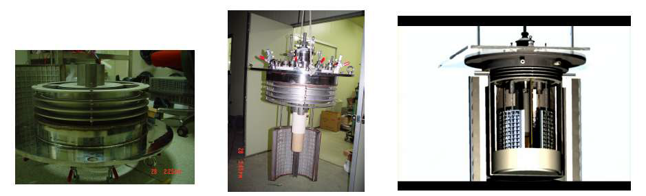 Fig. 3.1.2.21 Photographs of unit parts of a lab scale reactor and 3D image.