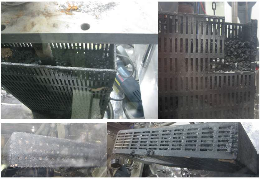 Fig. 3.1.6.25. Photograph of cathode basket after electrolytic reduction of 17 kg-oxide pellet