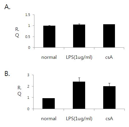 Effects of LPS on expression of GATAs.