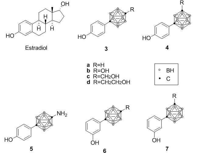 Carborane 구조를 포함하는 estrogen receptor 효능제