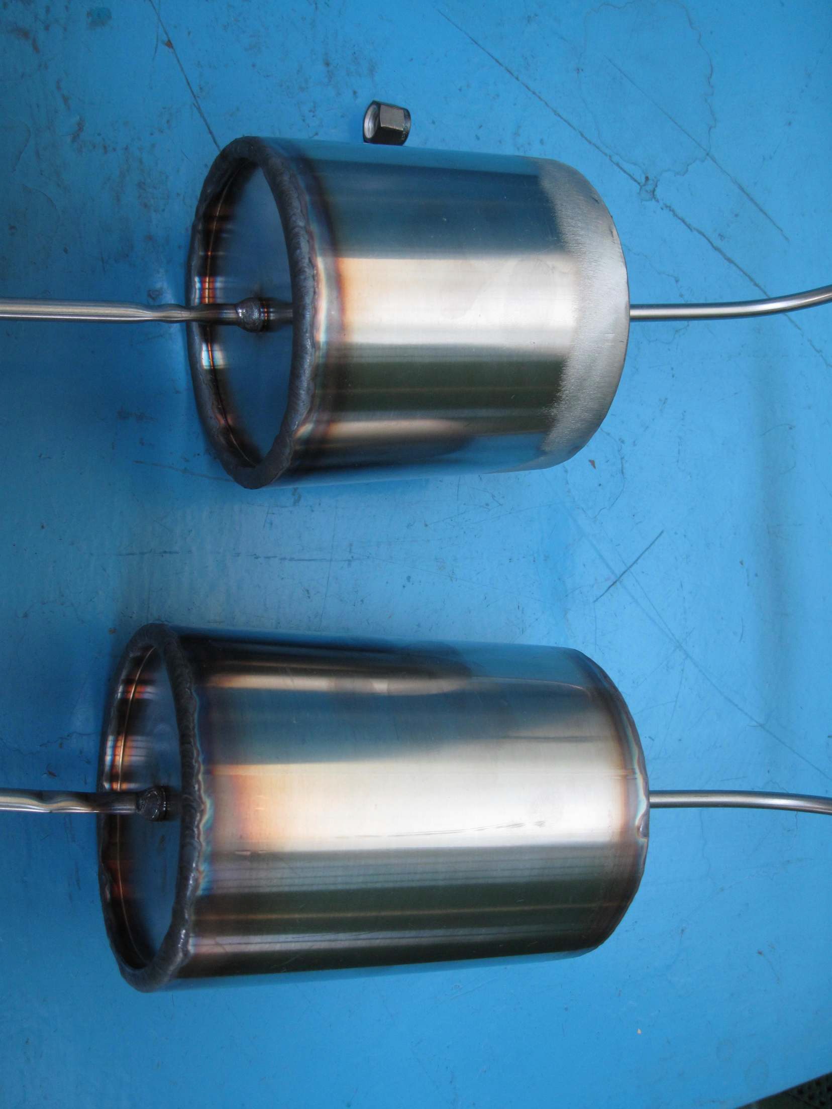 Fig. 2.10.5. Photo of stainless steel can containing MA Alloy powder.