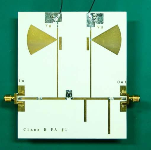 제작된 Class E 전력 증폭기