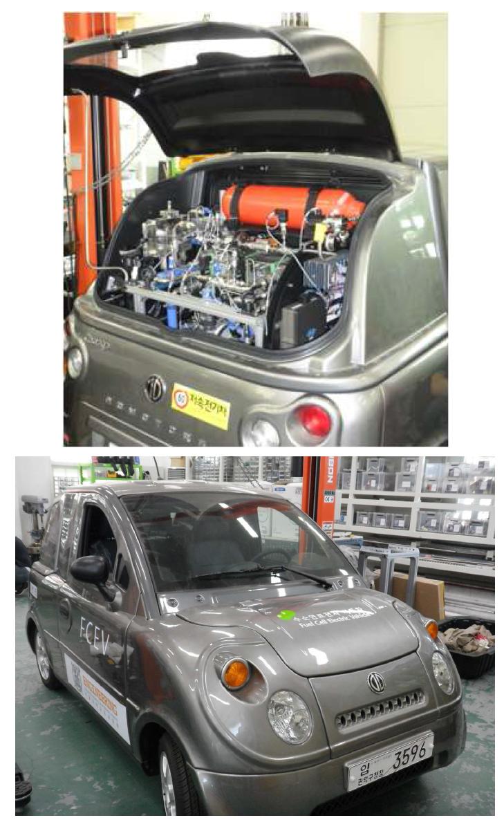 Picture of fuel cell vehicle