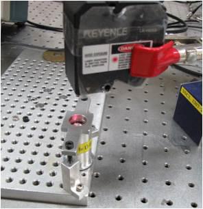 Experimental set-up for air damper