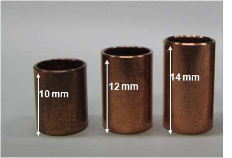 Different tube length for additional damping force