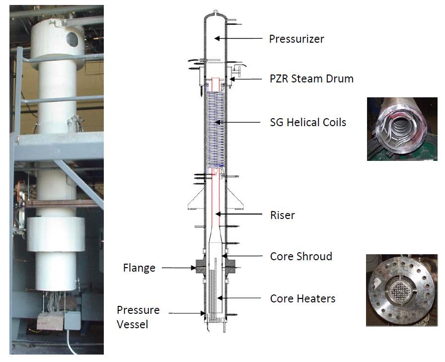 그림 37 NuScale 원자로 압력 용기의 실증에 사용된 테스트 용기