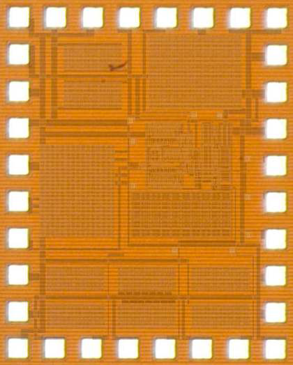 측정회로의 칩 사진