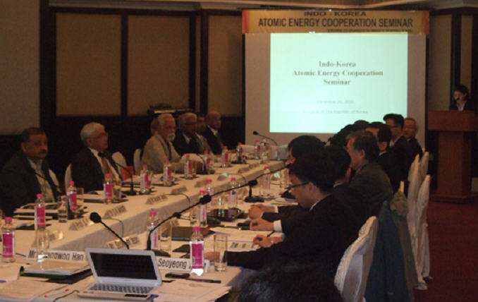 제2차 한-인도 원자력협력세미나 회의사진