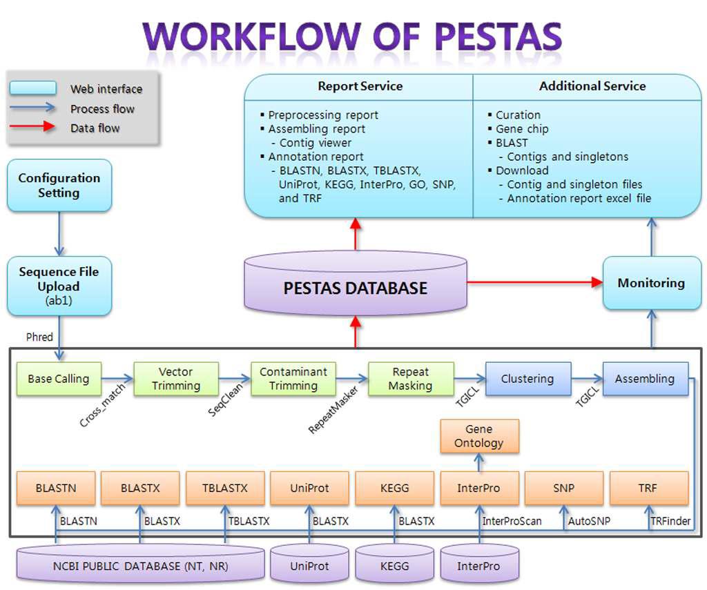 Workflow schema of the pipeline