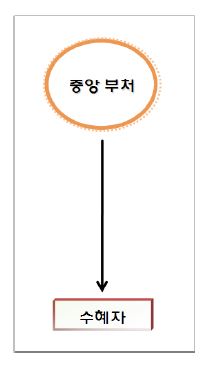 중앙정부 직접 수행방식 전달체계