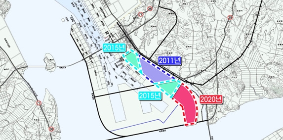 그림 3-8. 평택 당진항 항만배후단지 현황 및 개발계획
