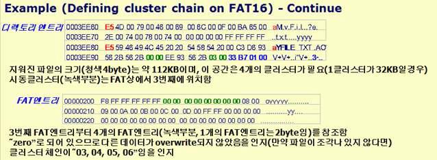 파일시스템 기반 복원(디렉토리 엔트리 분석)