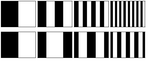 그림 16 . Black and white space coding