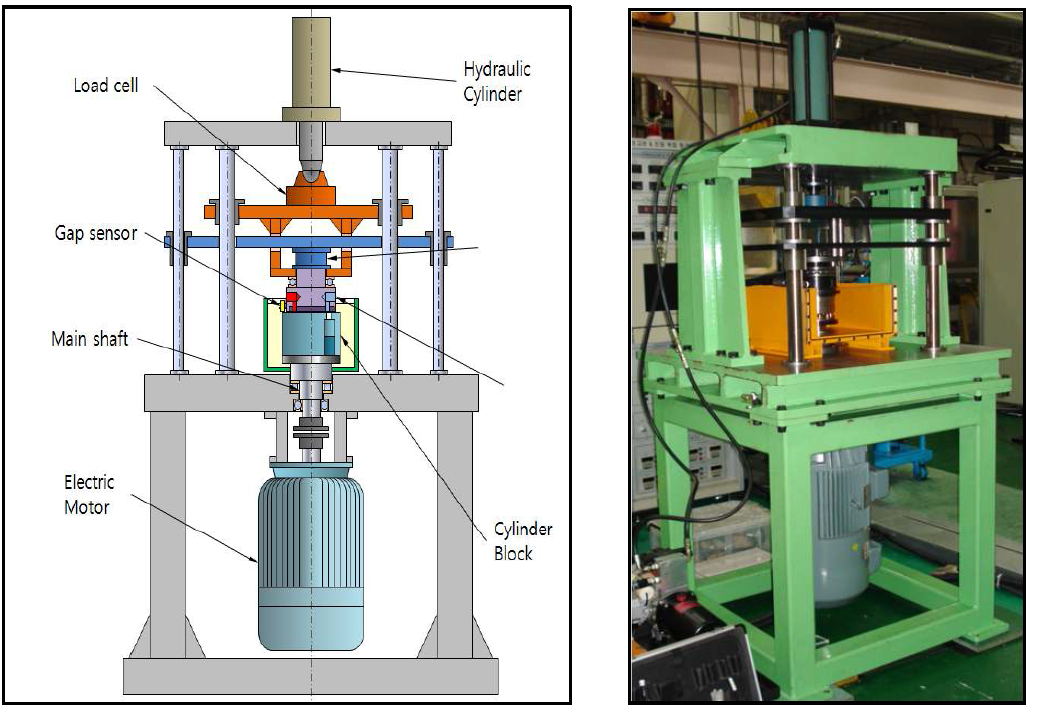 Valve plate 특성계수 시험장비